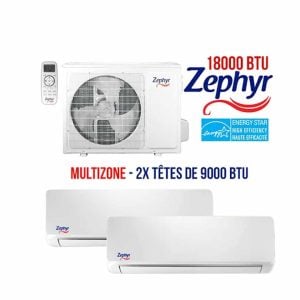 Lire la suite à propos de l’article ZEPHYR MULTIZONE 22 SEER – CHAUFFAGE -25C