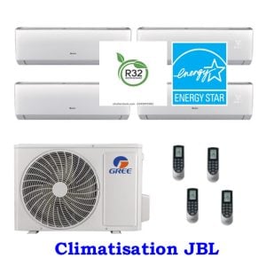 Lire la suite à propos de l’article MULTIZONE GREE FREE MATCH R32 « M » chauffage -30C WiFi Energy Star