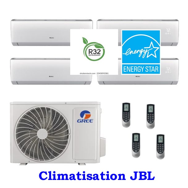 Lire la suite à propos de l’article MULTIZONE GREE FREE MATCH R32 « M » chauffage -30C WiFi Energy Star